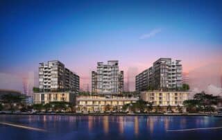 Tổng quan dự án The Galleria Residences trong khu phức hợp The Metropole Thủ Thiêm.