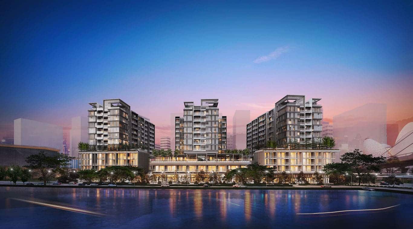 Tổng quan dự án The Galleria Residences trong khu phức hợp The Metropole Thủ Thiêm.