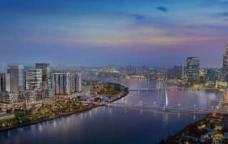 Phối cảnh tổng thể dự án The Metropole Thủ Thiêm của Sơn Kim Land.