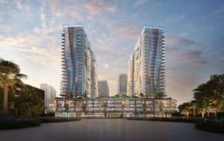 Thiết kế mặt đứng độc đáo tại dự án The Opera Residence (Thủ Thiêm, quận 2, TP HCM).