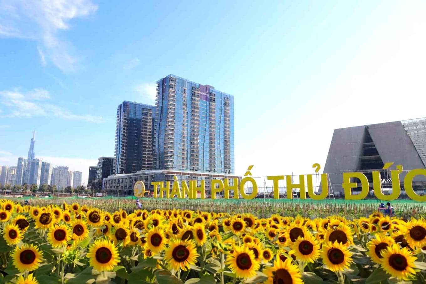 Phối cảnh công viên hoa hướng dương tại TP Thủ Đức. Ảnh: SonKim Land.