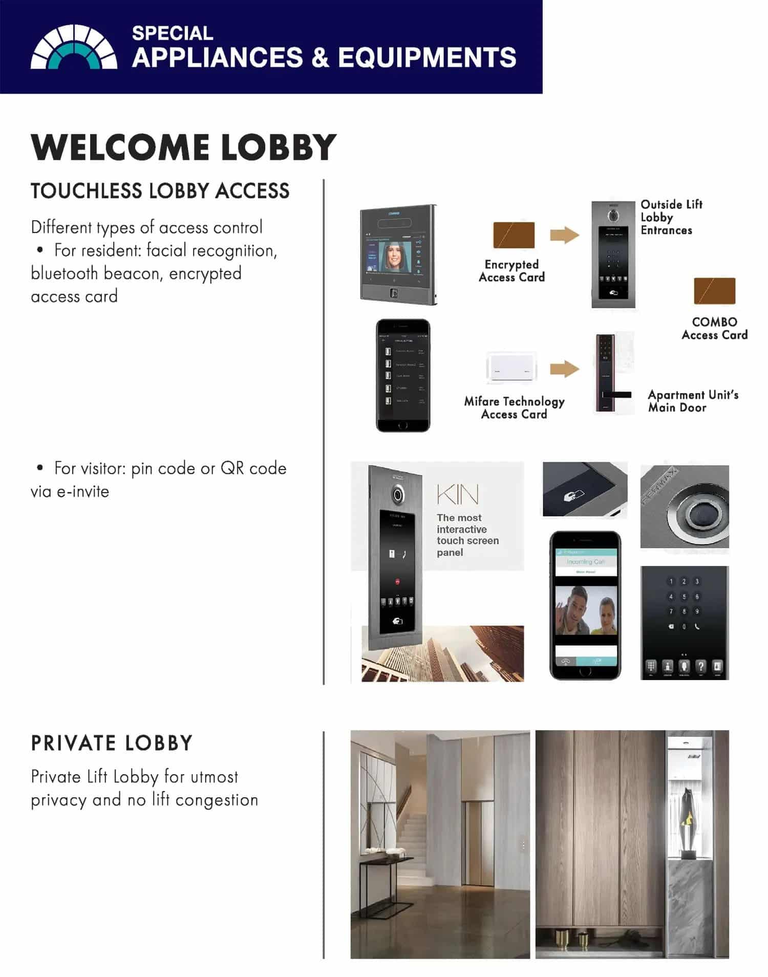 Bảng mô tả trang thiết bị bàn giao giành cho căn hộ The Metropole Thủ Thiêm - Trang 1.