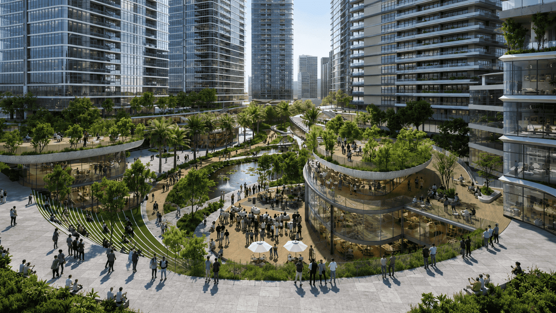 Re-wilding complex – Khu rừng sinh thái đa tầng trong lòng phố nén