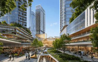 Sở hữu phong cách kiến trúc hiện đại với hệ kính tràn cao cấp, các căn shophouse đón trọn ánh sáng tự nhiên cùng không gian sân vườn thoáng đãng, kiến tạo môi trường kinh doanh sinh thái thời thượng.